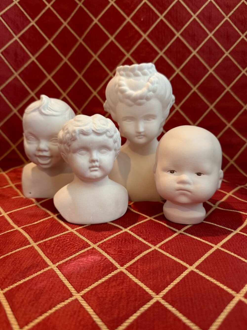 Ceramic Doll Parts Lot